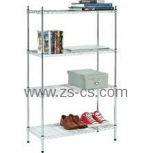 DIY Heavy Duty Chrome Einstellbare Wohnzimmer Corner Regal (CJ12045180A4C)